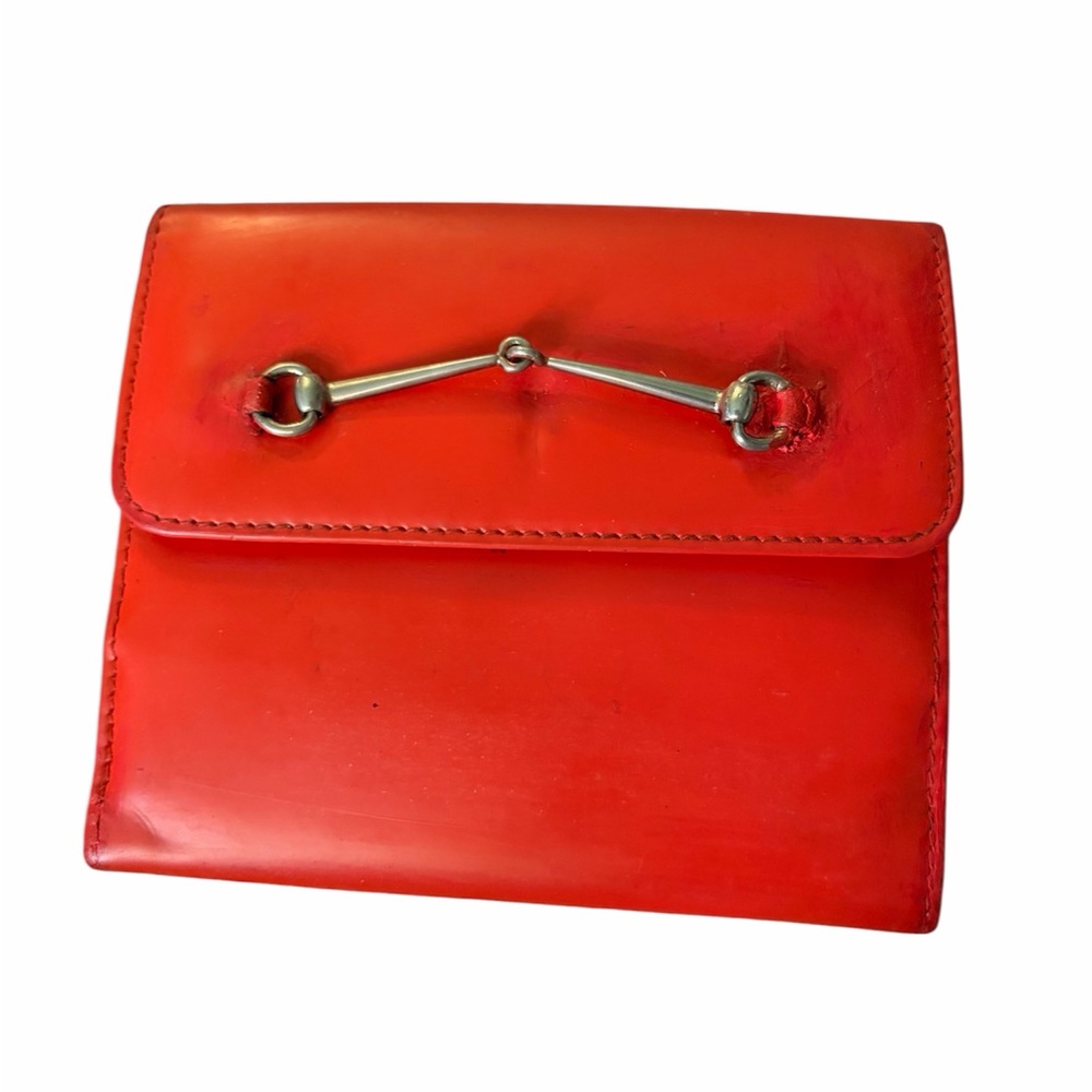 Gucci vintage  Compact Horsebit Accent wallet